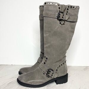 New! Sam Edelman Deryn Gray Tall Boot 7.5
